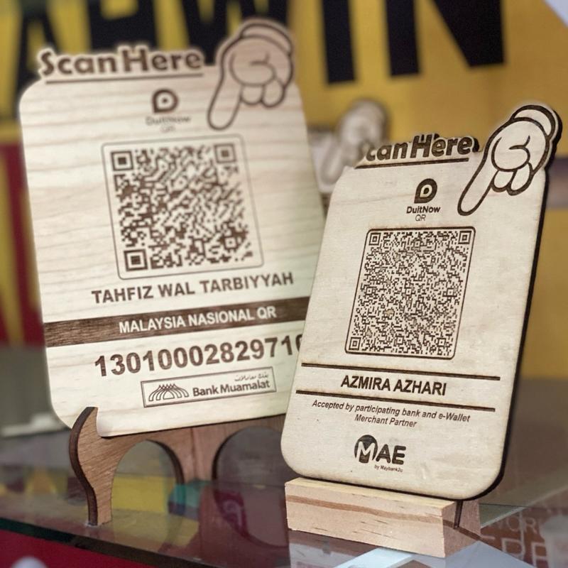 QR WOOD / DUIT NOW / Ewallet / MAE - TikTok Shop Malaysia