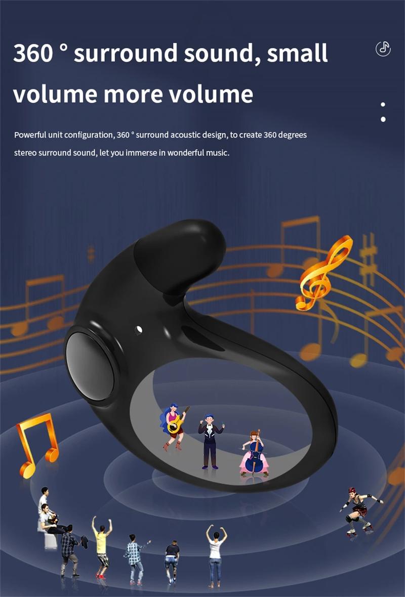 Product Introduction of Invisible Sleep Wireless Earphone TWS Bluetooth 5.3 Headphones Hidden Earbuds IPX5 Waterproof Noise Reduction Sports Headset Audio Device Electronic 22