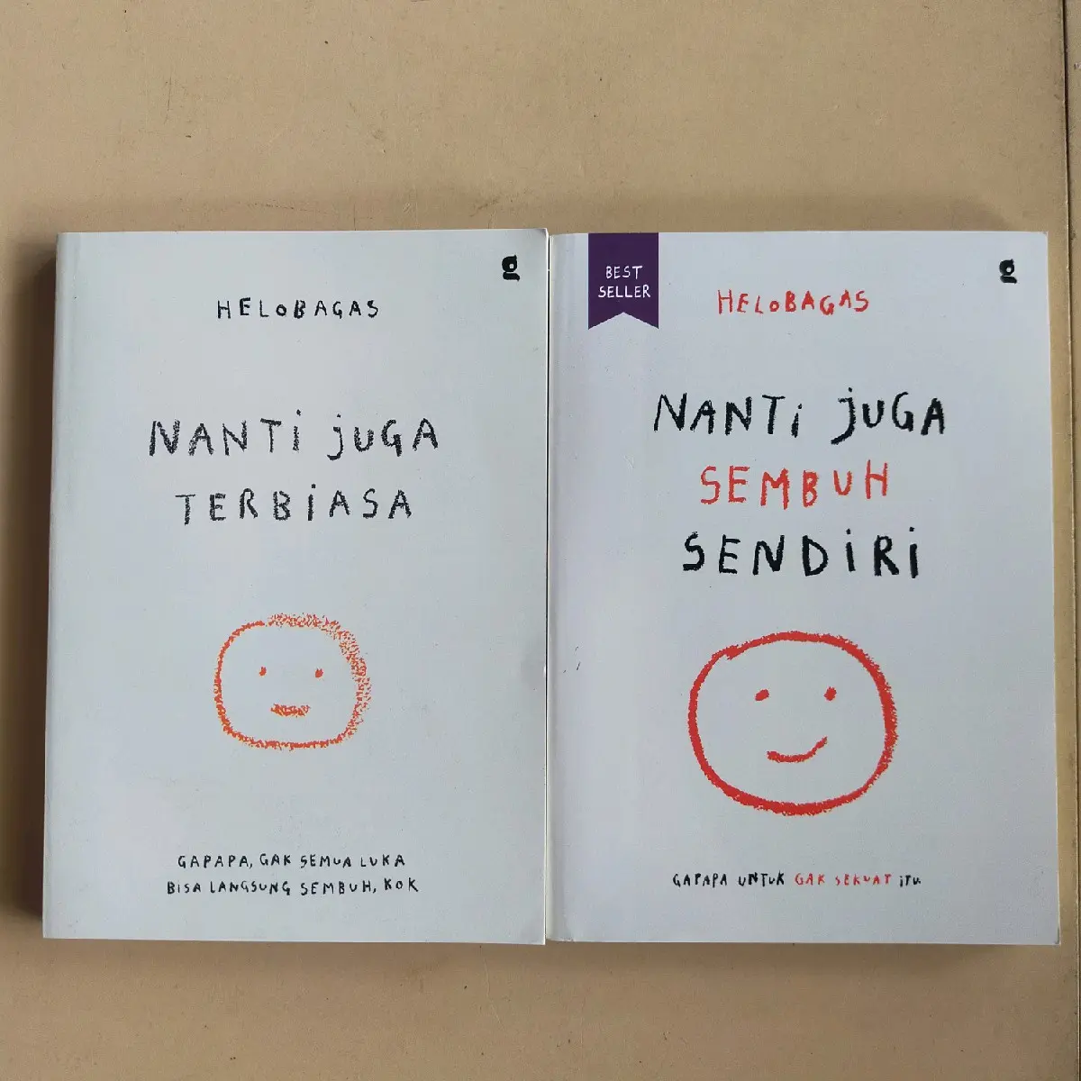 PAKET 2 BUKU SELF IMPROVEMENT / NANTI JUGA TERBIASA / NANTI JUGA SEMBUH SENDIRI / RISALAH DOA soft cover