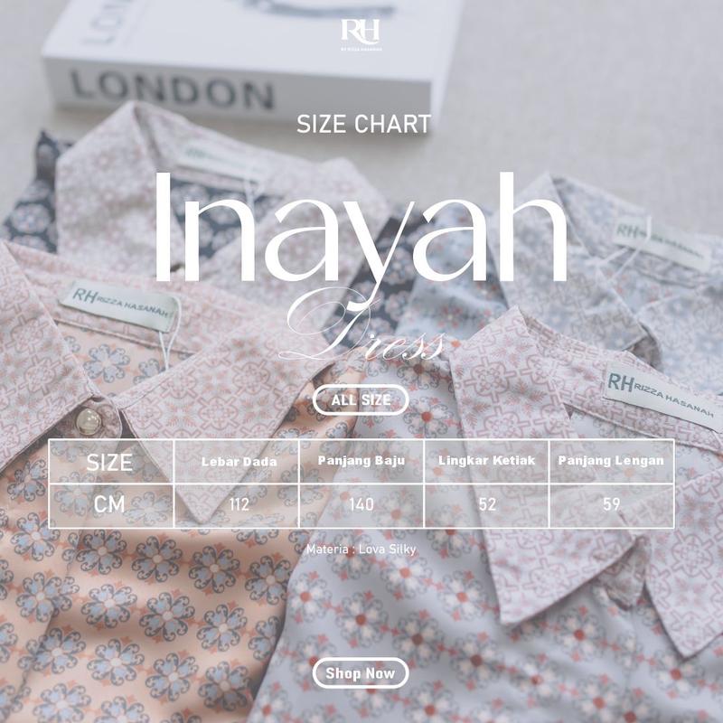 Product Introduction of Rh Col Inayah Dress (gamis lebaran, gamis kondangan, gamis terbaru) Kancing Muslim Wanita 19