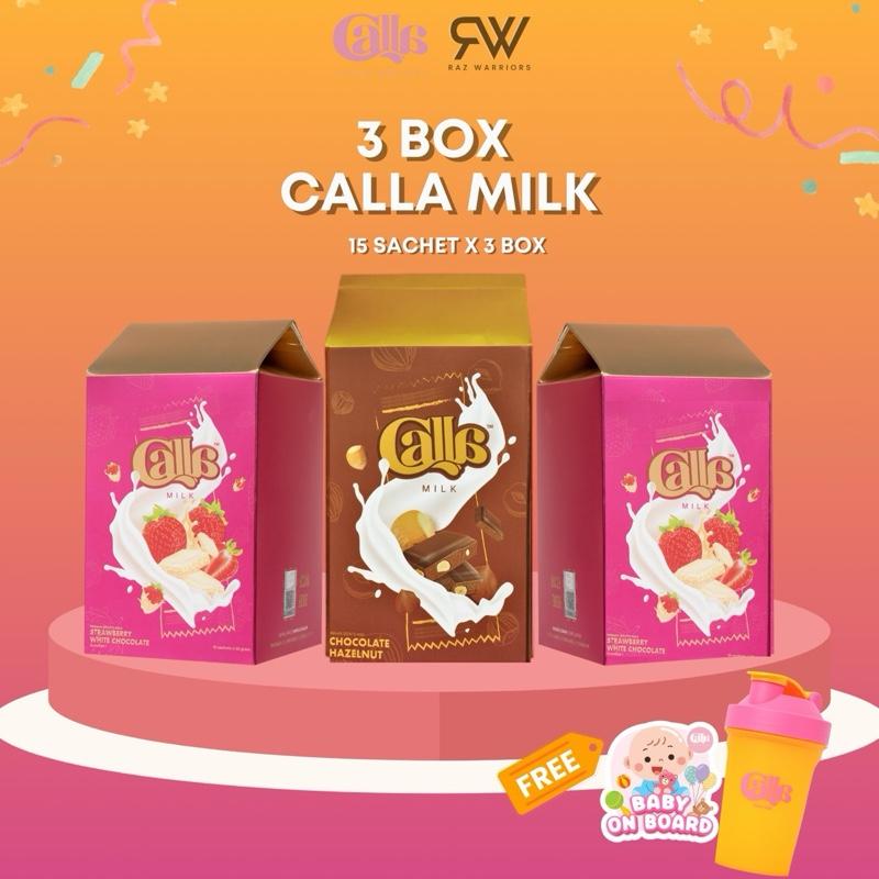 3 BOX COMBO CALLA MILK | SUSU KAMBING BERPERISA UTK IBU MENGANDUNG ...