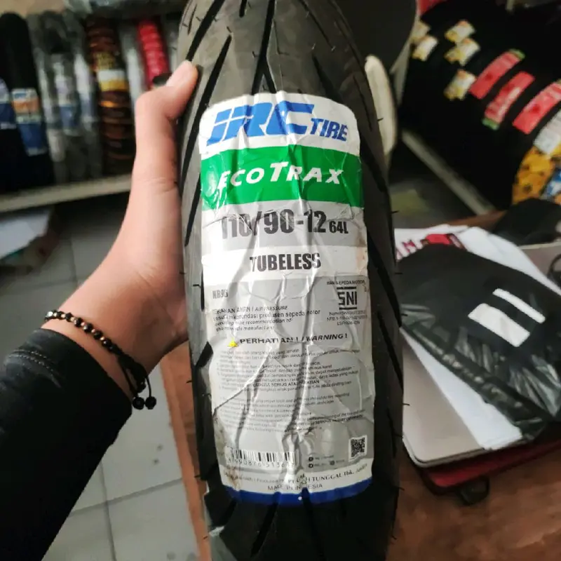 BAN IRC 110/90-12 TYPE MB67 NR83 ECOTRAX BAN DONAT SCOOPY BELAKANG 3