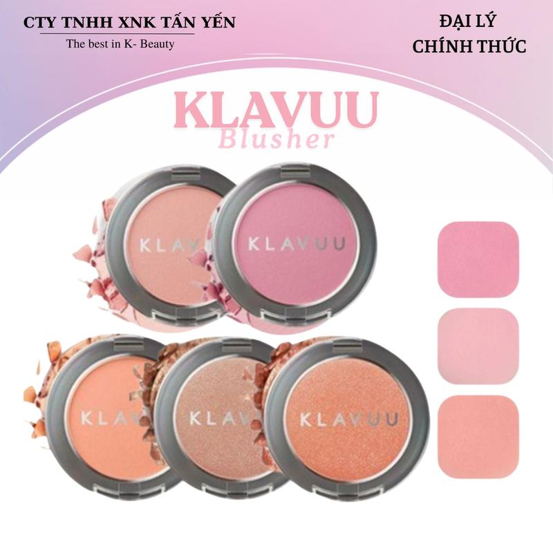 Phấn Má Hồng Klavuu Urban Pearlsation Natural Powder Blusher 5.5g