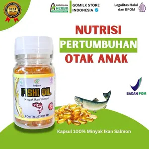FISHI OIL Minyak Ikan Salmon Nutrisi Kecerdasaan Anak