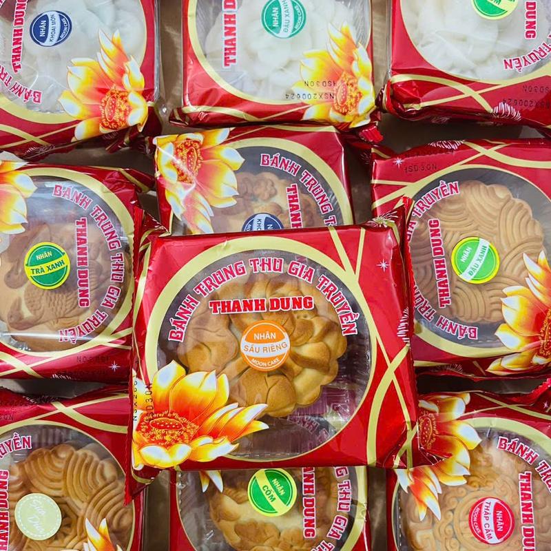 Combo 10(tặng thêm 1 bánh) bánh trung thu cổ truyền Thanh Dung(7 bánh nướng 7 vị+ 3 bánh dẻo )lêlinhshop