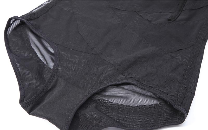 Product Introduction of Women Soft Cross Mesh Brief Sexy Breathable Underwear Double Layer Shapewear Panty Tummy Control Butt Lifter Waist Trainer Lingerie Body Shaper Semi-Transparent Panties 25