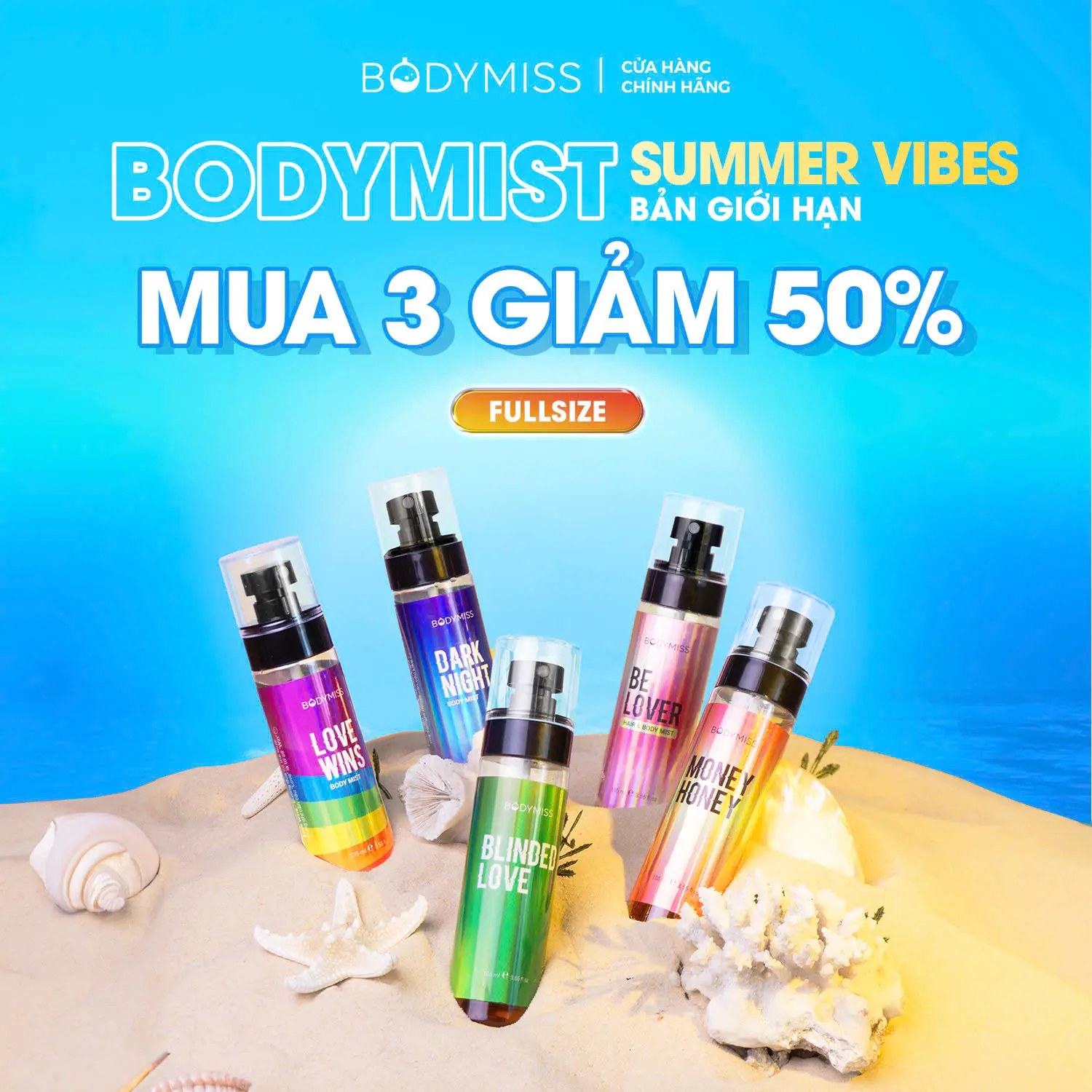 [MUA 3 GIẢM 50% FULLSIZE] Body Mist Cho Nam Thơm Lâu BODYMISS Chính Hãng - Body Mist Quốc Dân Học Sinh Sinh Viên - Xịt Thơm Body Nam Dark Night - Nước Hoa Nữ Mùa Đông Thơm Lâu Unisex Perfume Cosmetic Hair Mist