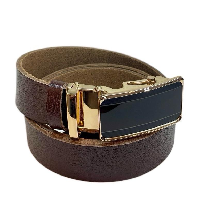 [M1] Thắt lưng nam da cắt liền nguyên tấm khoá con lăn ( bản 3.5 cm , dài 120 cm )