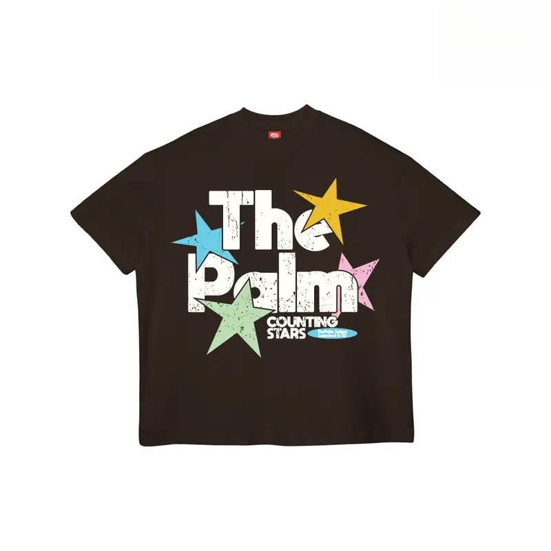Áo thun cotton phổ thông cho nam và nữ ThePalm - Áo Thun Nâu Form Boxy "FELICIA" UNISEX - thepalm.sgÁo Phông Nữ-Áo Thun Boxy-Áo Boy Phố aothun retro sale daile