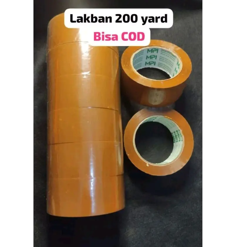 MPI Lakban 200 Yard Isi 4 Pcs Bisa COD Kualitas Terbaik untuk Berbagai Kebutuhan