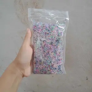 Manik Manik Pasir (450 gram) / Payet / Mote Pasir ukuran 8/0 dan 6/0 (3mm dan 4mm) Harga Grosir