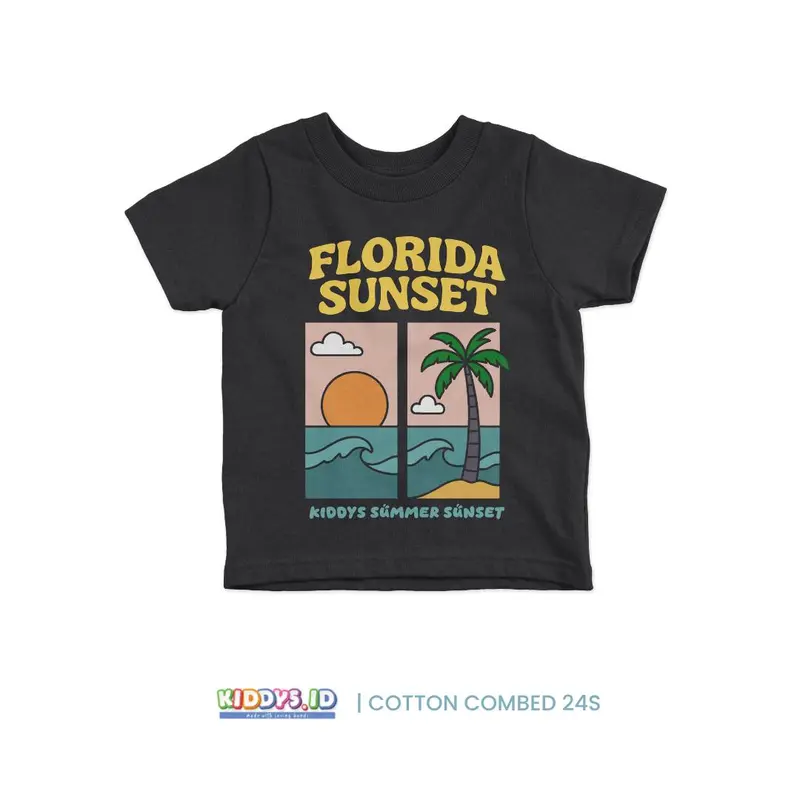 Kiddys Kaos Pakaian Fashion Anak Laki-laki dan Perempuan Cotton 24s Premium KA80 - G10 3