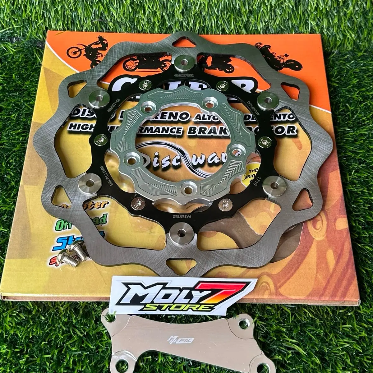 DISC PIRINGAN DEPAN GALFER UK 260 ORIGINAL PNP HONDA VARIO 125/150 NEW BEAT SCOOPY MIO LUBANG 5/4 Motorcycle Asli