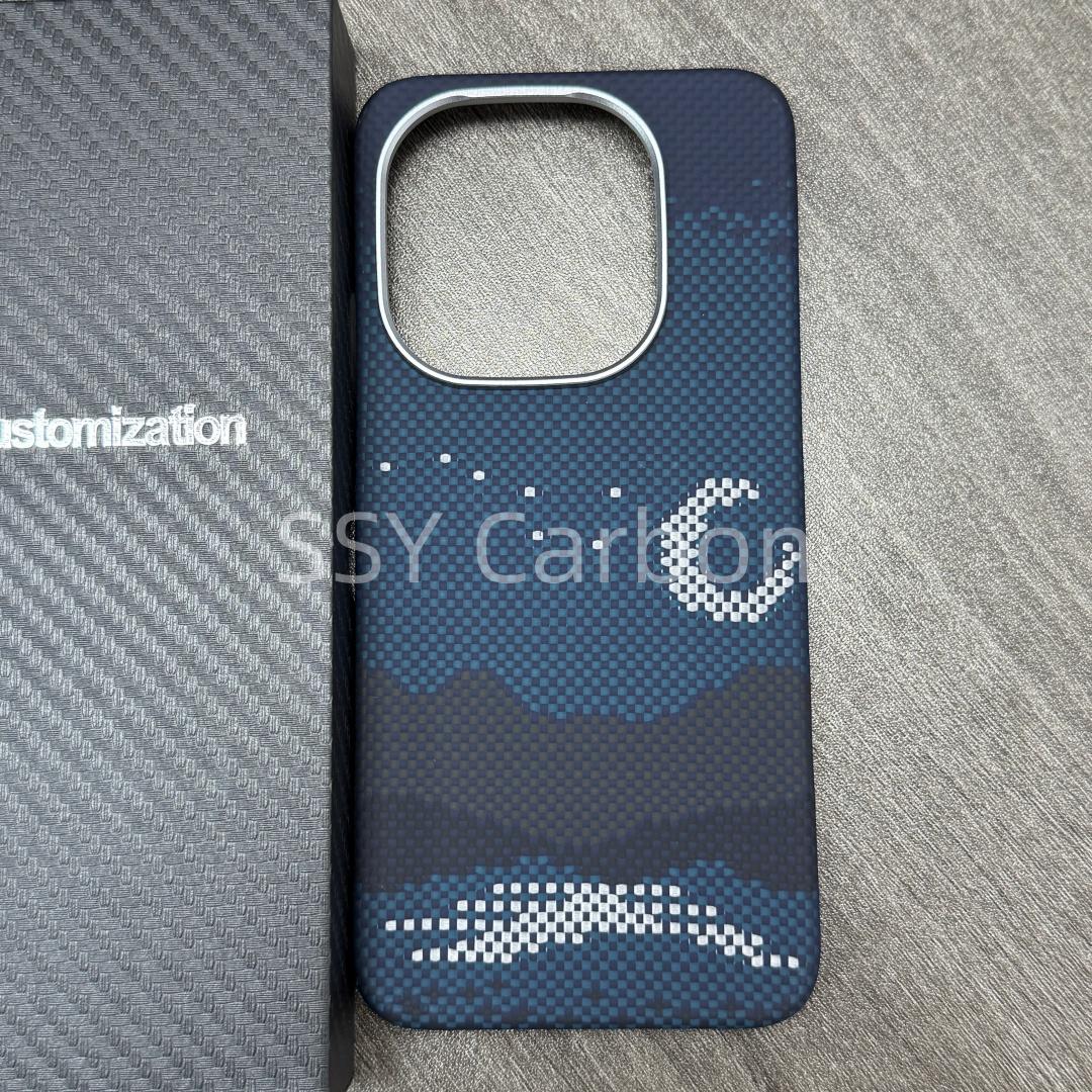Real Carbon Fiber Case for Vivo iQOO 15 Aramid MagSafe Magnetic