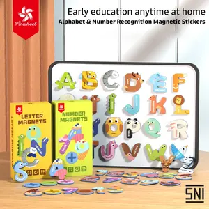 Pinwheel Number & Letter Fridge Magnets Mainan Edukasi Anak Magnet Huruf Angka untuk Kulkas Papan Tulis Mainan Belajar Huruf Angka untuk Anak 3 Tahun Ke Atas