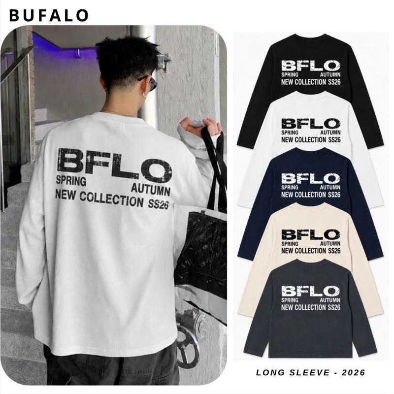 [DEAL MỞ BÁN] Áo Thun Dài Tay Longsleeve Nam Nữ Vải Waffle Hình in Chữ Xước Form Rộng Boxy BFL