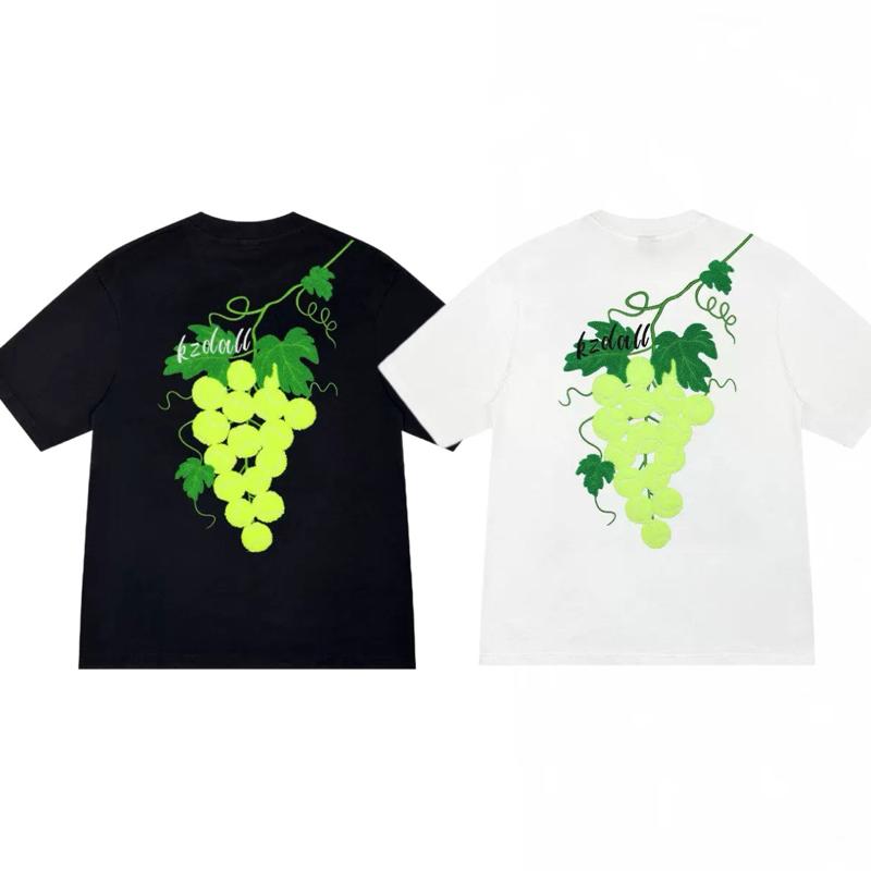 ÁO NHO THÊU XÙ TRÙM NHO TO NAM NỮ - ÁO THUN NHO THÊU XÙ TAY LỠ - ÁO NHO THÊU XÙ HOT NHẤT DOUYIN - ÁO NHO THÊU XÙ FORM OVERSIZE CỔ ÔM NHẸ