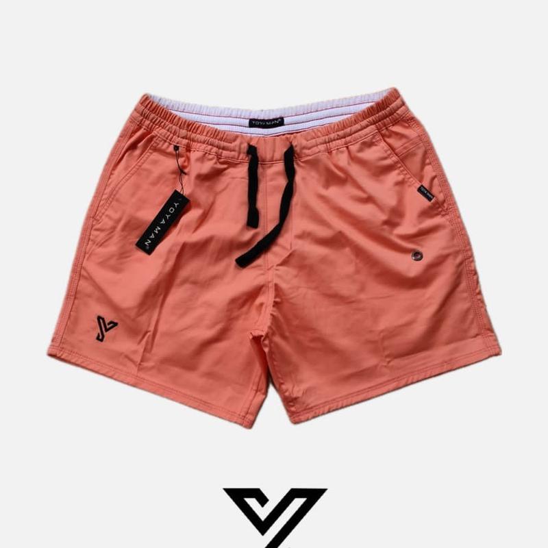 Celana pendek yoya man pendek pria wanita original basic boarshort celana pendek santai Katun 3