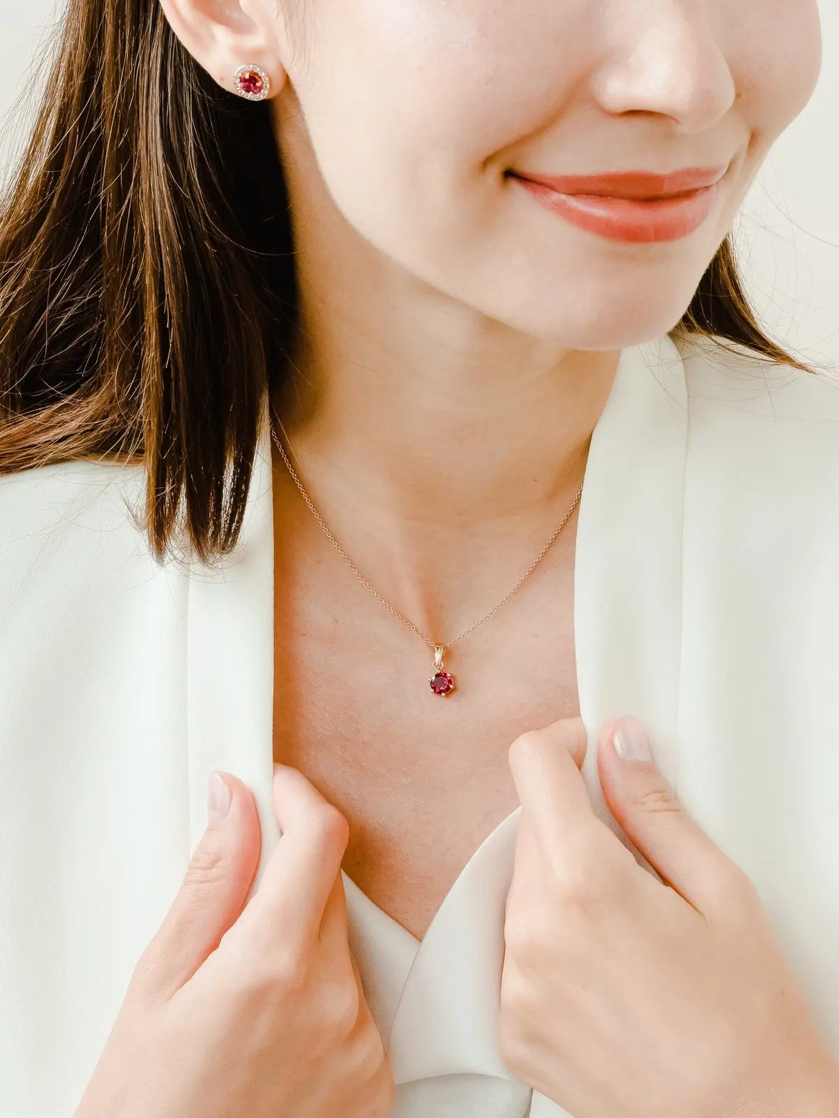 Bianca Necklace - Natural Gemstone