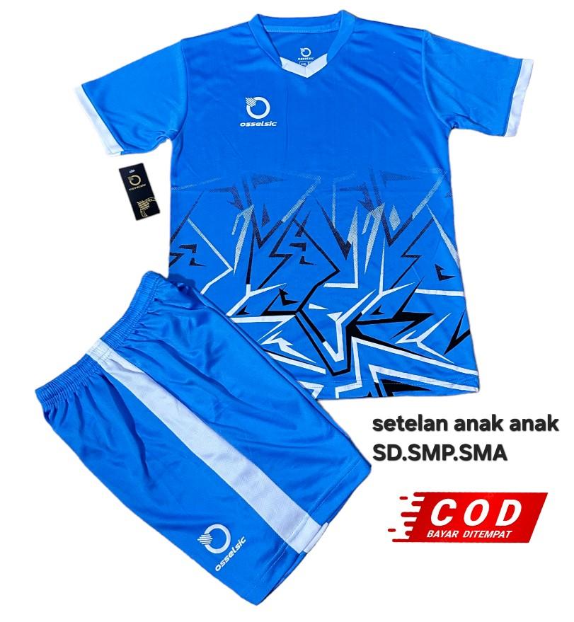 Baju olahraga Anak SD SMP SMA jersey tarkam Celana Pakaian Woven Yarn Dyed Fabric Cepat Kering Setelan Outdoor