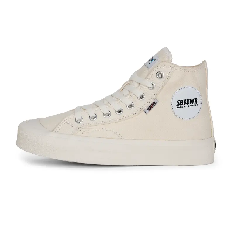 SABA Basic High Krem - Sepatu Sneakers Casual Pria Wanita 0