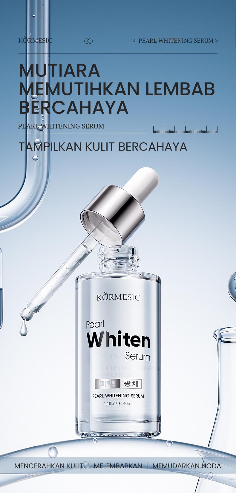 KORMESIC Serum Pearl Gold Brightening 40ml  Mengurangi Garis Anti