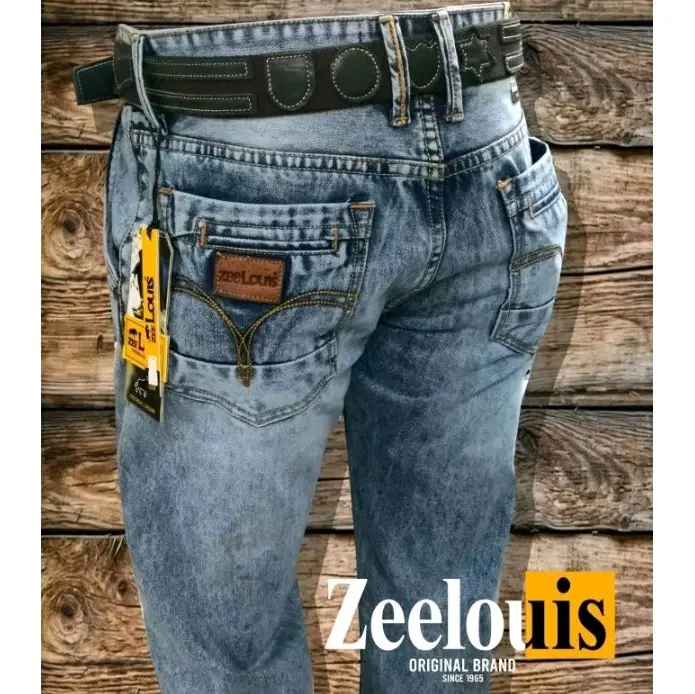 celana jeans Zee louis original/celana jeans pria terbaru Panjang Denim