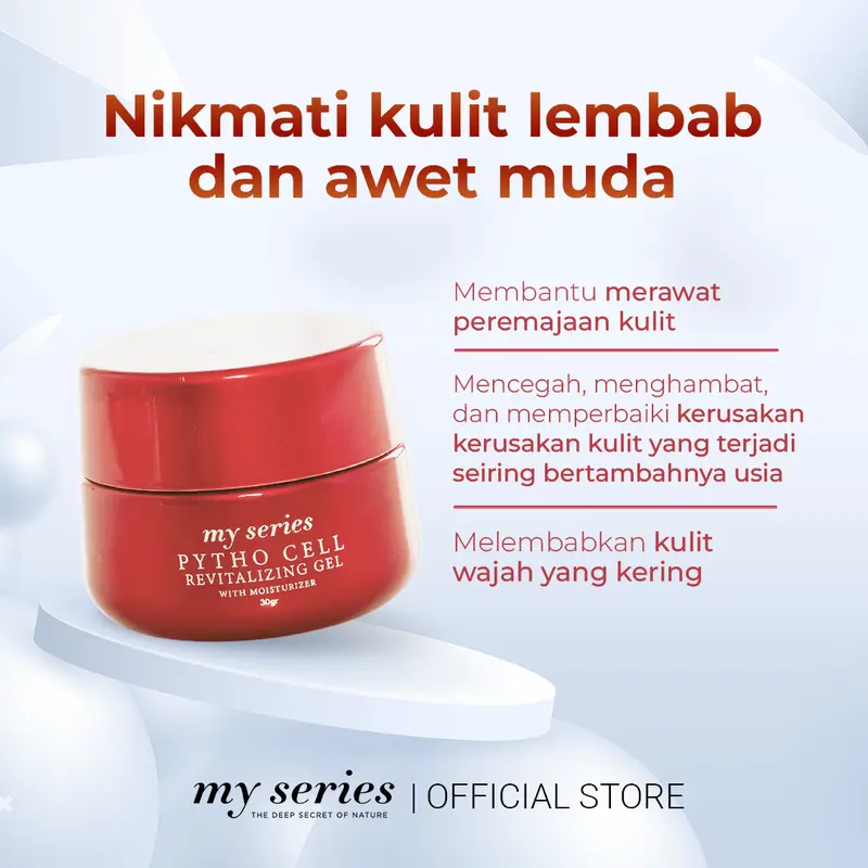 (BESAR) MY SERIES Phyto Cell Revitalizing Gel 30gr  With Moisturizer My series 1