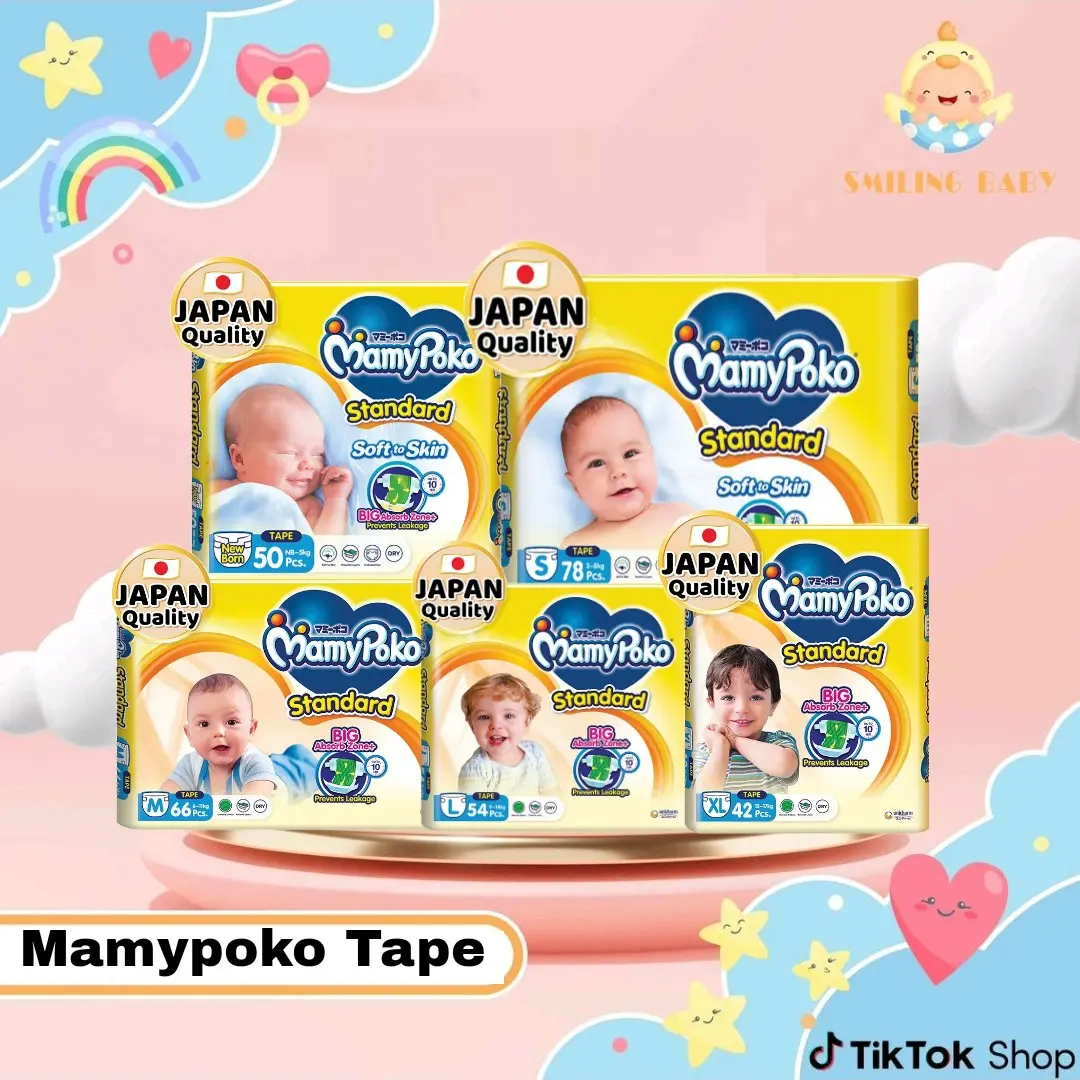 Mamypoko Standard Tape NB/S/M/L/XL