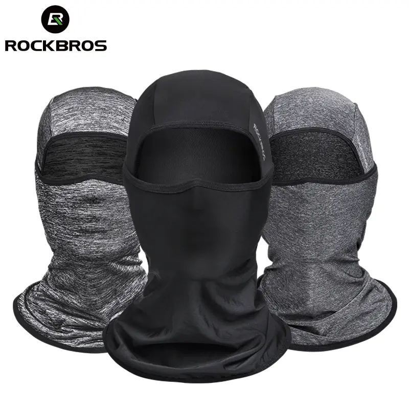 ROCKBROS Sun Protection Cycling Full Face Mask Anti-UV Sunshade Riding Headgear Bicycle Bike Bandana Face Mask Sports Hat Scarf