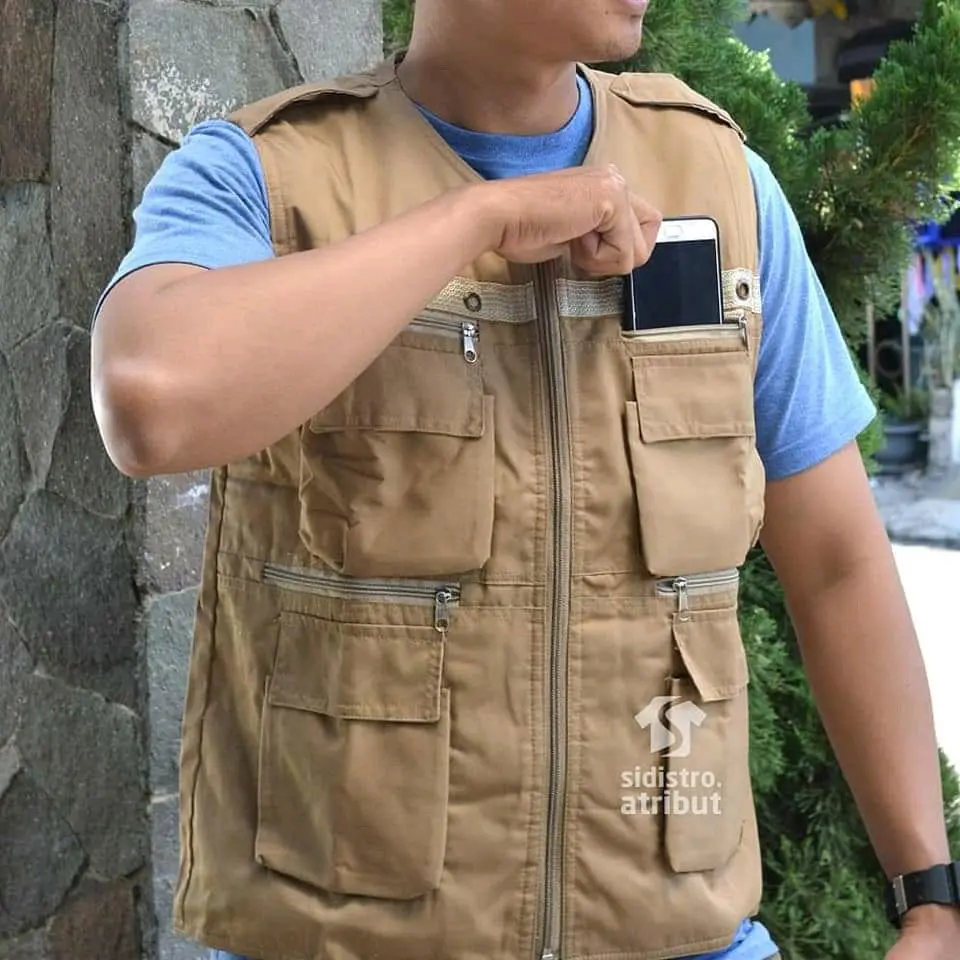ROMPI MOTOR | ROMPI CARGO MULTIFUNGSI | PELINDUNG DADA twist tanpa hodie biru Winter S Waistcoats & Gilets Pine Semua musim cuci kering rompi plkot merah regular xxl cowok toyobo xl