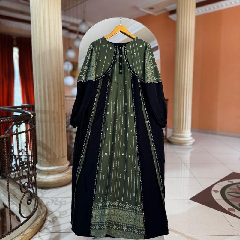 Cherria.Co Gamis Kode LIVE Mewah Cherria Ld 110/120 Dress Muslim Wanita Balon Cantik gamisabaya 3