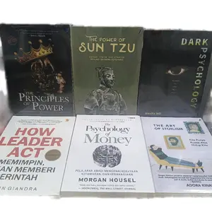 PAKET 6 BUKU THE ART OF STOICISM DARK PSYCHOLOGY THE POWER OF SUN TZU THE PSYCHOLOGY OF MONEY THE PRINCIPLES OF POWER HOW LEADER ACT
