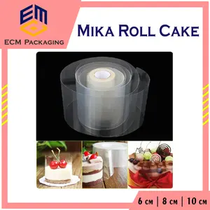 1mtr Mika Pinggiran Kue / Mika Roll Cake Tart - All Size / Mika Tiramisu / Mika Sponge Cake 6cm 8cm 10cm