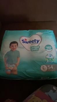 Product Review of Sweety Silver Pants S66/ M60/ L54/ XL42 / XXL32 Balita Cewek Cowok Bayi Popok Diapers Ruam Kering from s**i 1