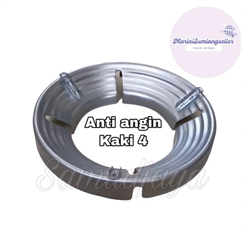tatakan kompor gas semua merk kaki 3,4 &5 anti angin anti slip hemat gas 4