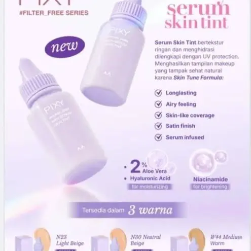 Pixy Airy Serum Skin Tint Foundation 3