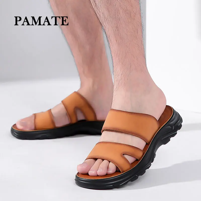 8233 - PAMATE Fashion Sandal Pantai Berjalan Sandal Kasual Sandal Pria Sendal 5
