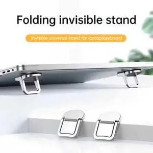 2Pcs Laptop Stand Holder Tablet Penyangga Portable Mini Aluminum - Cooling Pad Stand BEST SELLER