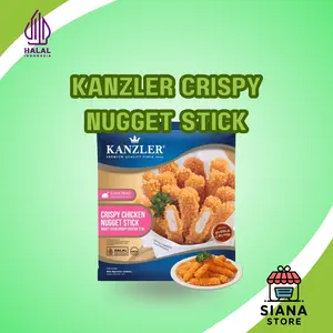 Kanzler Crispy Chicken Nugget Stick / Naget Stik Premium 450 gr