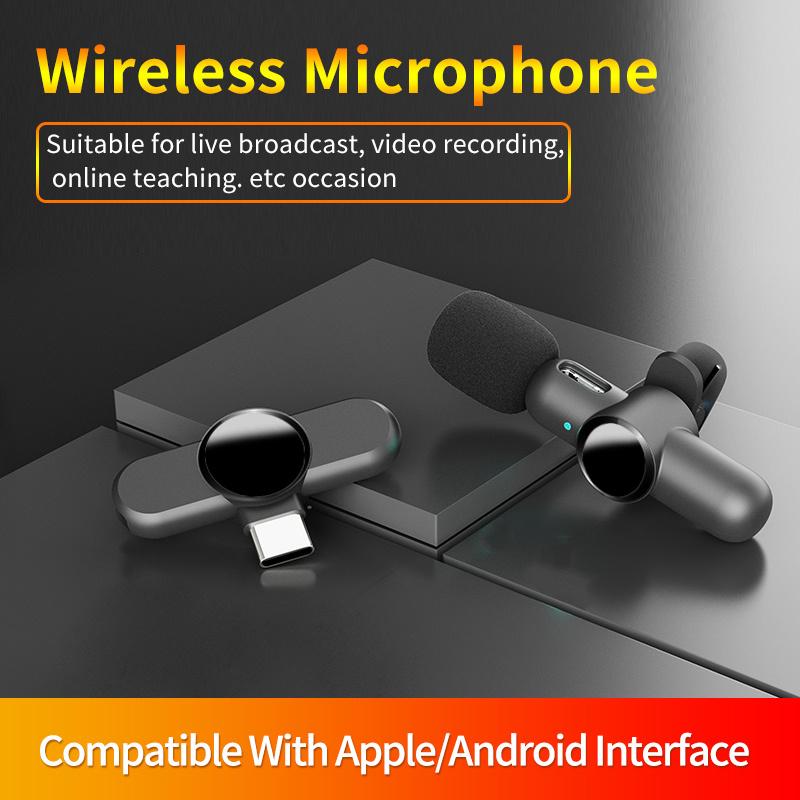 Product Introduction of Micro không dây Lavalier, dành cho giao diện Apple, Thích hợp để ghi video trực tiếp trên điện thoại di động, không dây mic  m2 micro  lavalier 0