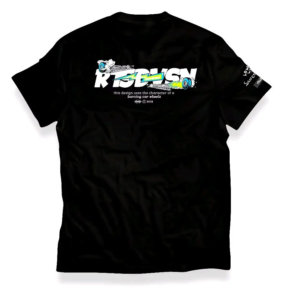 T-SHIRT RTSDVSN 263  | LENGAN PENDEK MOTIF BOLT WHEELS