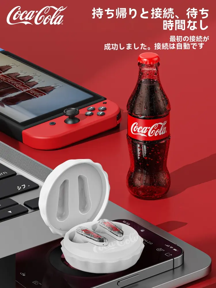 Coca Cola TWSイヤフォン Coke T13 Sadc64c504d3e447289c7d9ac71604