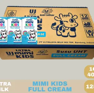 Ultra Jaya Milk Susu Ultra Mimi Kids Full Cream UHT 125 ml 1 duz 40pcs untuk Anak-anak