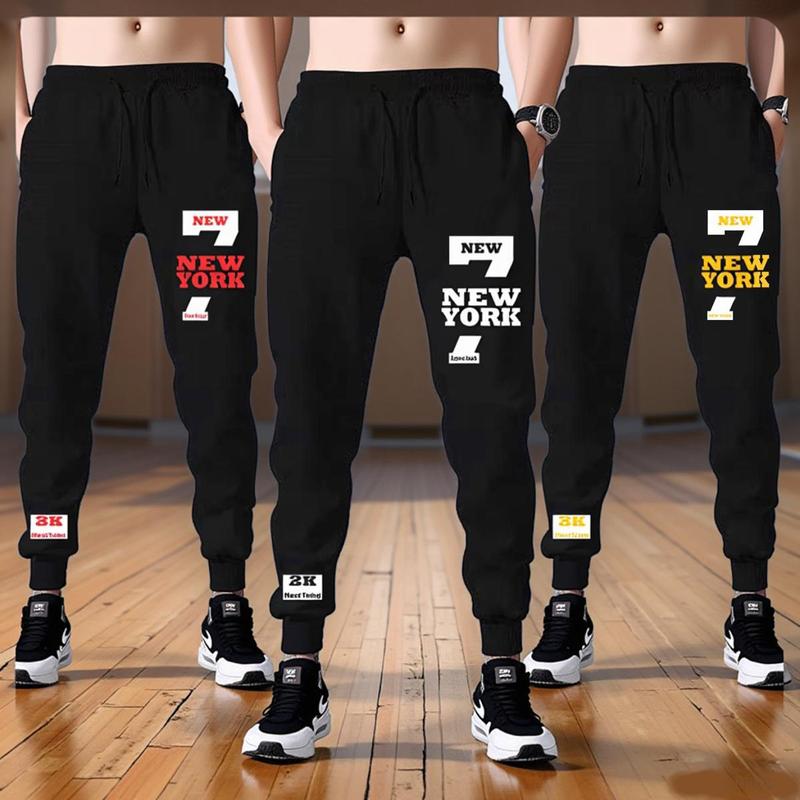 Quần Jogger NỈ Unisex Nam Nữ Nhiều Mẫu Màu Đen Eo co giãn có dây rút và bo chân mềm