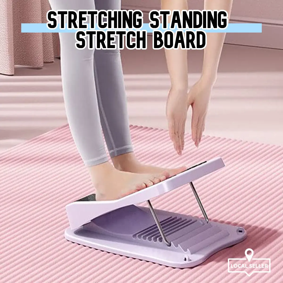 [SG] Stretching Standing Stretch Board/ Portable Slant Board/ Leg Foot Stretching Board Calf Stretcher/ Adjustable Standing Stretch Board