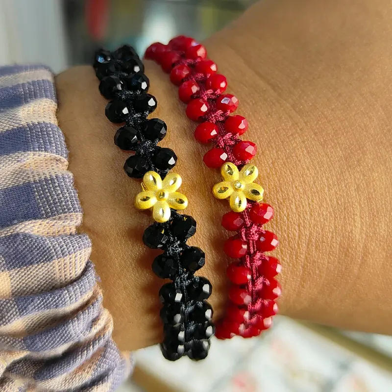 Gelang Kamari Bunga manik 8k 0