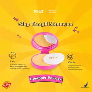 KELLY Compact Powder - Natural/ Kuning Langsat