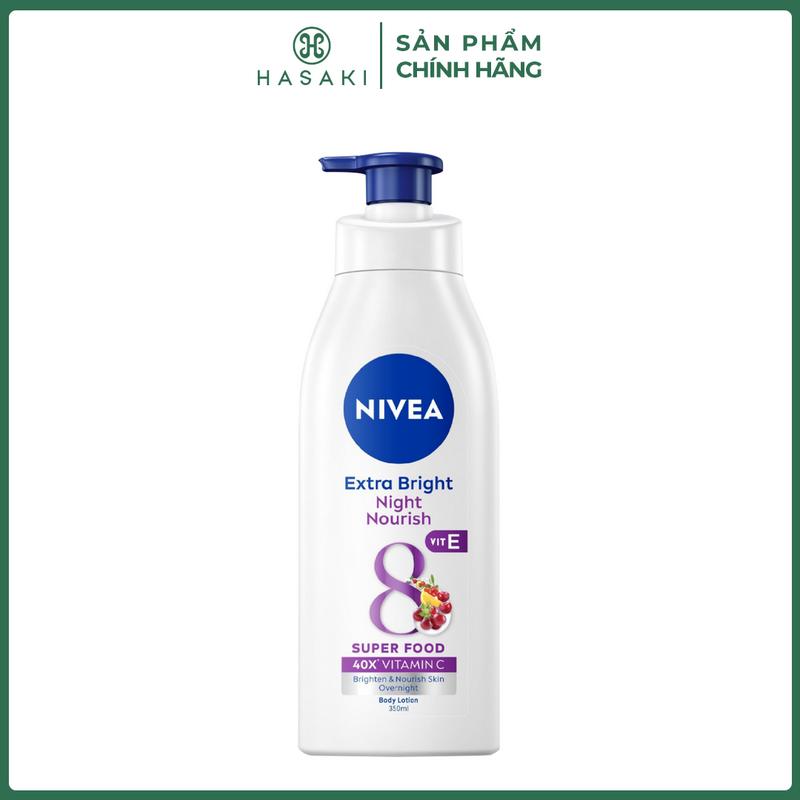 Sữa Dưỡng Thể Nivea Ban Đêm Từ 8 Super Food 350ml | HASAKI BEAUTY