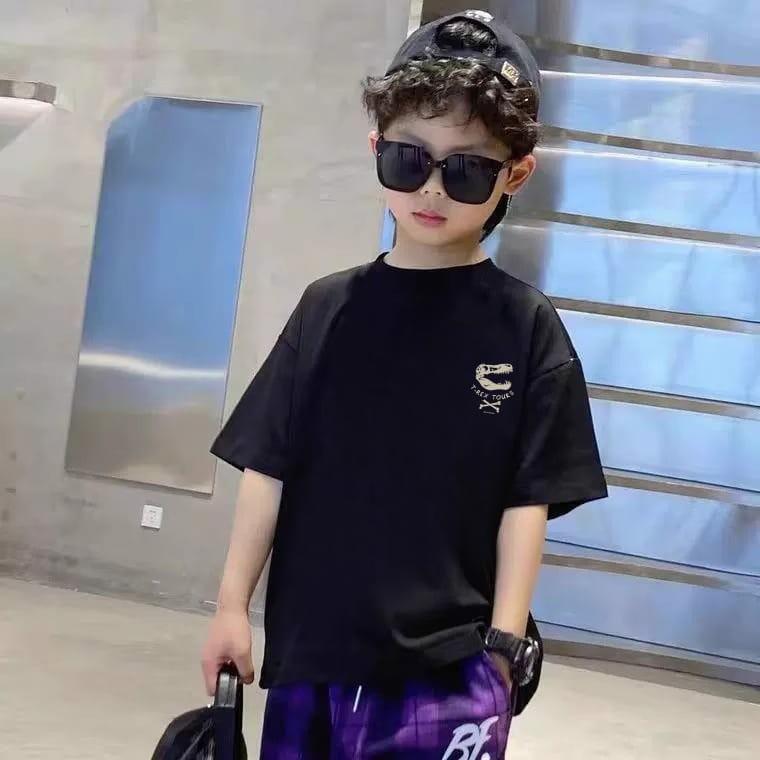Baju Kaos Distro Anak Umur 3-12 Tahun Motif T-REX Bahan Catton Combed 24s Premium -A20 2